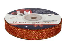 NASTRO GLITTERATO ROSSO